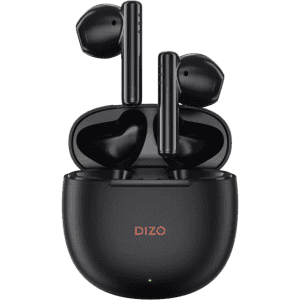 DIZO Buds P | True Wireless with Fast Charge | 40HPlaytime & 13mm Driver | Bluetooth Headset | Dynamo Black