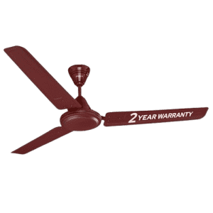 Impex Whizstar Ceiling Fan | 1200 mm | 1 Star | 3 Blade | Cherry Brown
