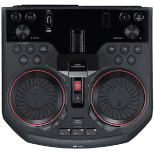 LG Karaoke Playback Bluetooth Party Speaker | DJ Effect DJ Pad | 500 W | Mono Channel | Black | OK55