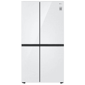 LG |  GL-B257DLWX | 655 litres | Side by Side Refrigerator | Linen White