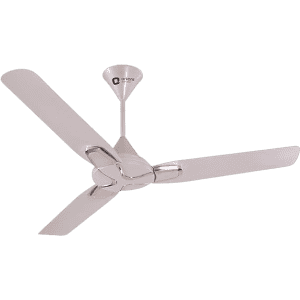 Orient Electric Jazz Pearl Metalic Chrome Ceiling Fan | 1200mm | White