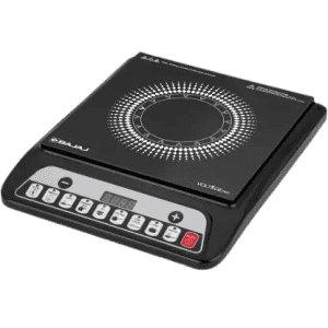 BAJAJ ICX 140TS Induction Cooktop | 1400W | Push Button | Black