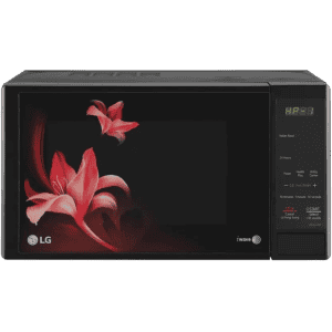 LG 20L Solo with Glass Door | Technology and Anti Bacteria Cavity Solo Microwave Oven |  Black | MS2043BR,
