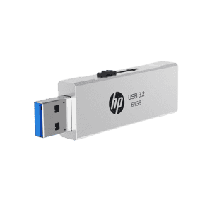 HP Flash Drive |  818 W | 64GB  | USB 3.2 | Silver Metal