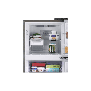 LG  Frost Free Double Door Refrigerator | 343L | 3 Star | Smart Inverter Compressor | Shiny Steel | GL-S382SPZX