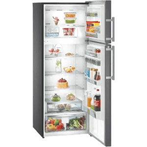 Liebherr 472 L Frost Free Double Door Top Mount 2 Star Refrigerator | TDCS 4740-20 | Cobalt Steel