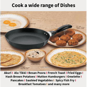 Hawkins Futura Nonstick Frying Fry Pan | 20 cm | Black | NF20