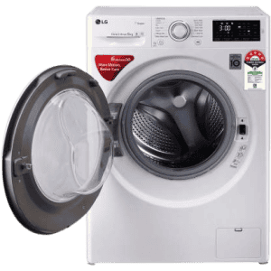 LG 6 kg 5 Star Fully Automatic Front Load with In-built Heater-FHT1006ZNW.ABWQEIL | White