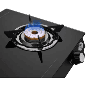 Preethi Bluflame Sparkle Power Duo Glass top Gas Stove | 3 Burner