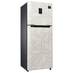 Samsung 314 L 3 Star Inverter Frost Free Double Door Refrigerator | RT34A4533W |  White