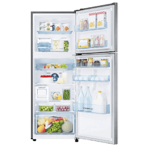 SAMSUNG 314 L Frost Free Double Door 2 Star Convertible Refrigerator-RT34A4632S9/HL | Refined Inox