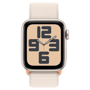 Apple Watch SE GPS 40 mm | 2nd Gen | Starlight Aluminium Case | Starlight Sport Loop