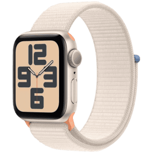 Apple Watch SE GPS 40 mm | 2nd Gen | Starlight Aluminium Case | Starlight Sport Loop