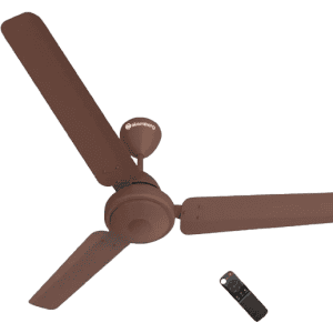 Atomberg Efficio Ceiling Fan | 1200 mm | 5 Star | BLDC Ceiling Fan with Remote Control | 3 Blade | Brown