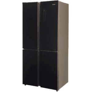 Haier 531 L Frost Free French Door Bottom Mount Inverter Technology Star Convertible Refrigerator  |  HRB-550KG  | Black |