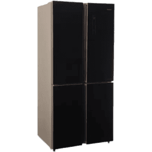 Haier 531 L Frost Free French Door Bottom Mount Inverter Technology Star Convertible Refrigerator  |  HRB-550KG  | Black |
