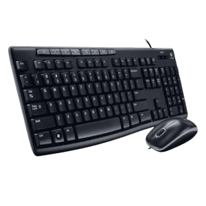 LOGITECH MK 200 MEDIA KEYBOARD AND MOUSE COMBO | Black