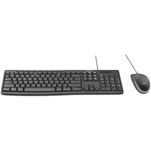 LOGITECH MK 200 MEDIA KEYBOARD AND MOUSE COMBO | Black