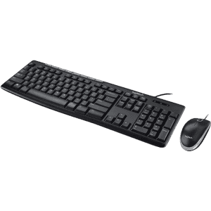 LOGITECH MK 200 MEDIA KEYBOARD AND MOUSE COMBO | Black