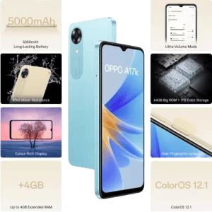 OPPO A17K | CPH2471 | 64 GB/3 GB RAM | Blue