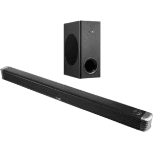 boAt Aavante Bar 1800 with Wireless Subwoofer 120 W Bluetooth Soundbar | Premium Black, 2.1 Channel