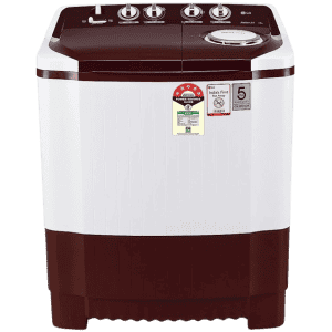 LG | P7010RRAZ | Semi-Automatic Top Loading Washing Machine | 7 kg 5 Star | Burgundy