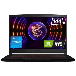 MSI Gaming Laptop | 12UCX-265IN | GF63 Intel Core i5 12th Gen | 12450H | 16 GB | 512 GB SSD | Windows 11 Home | 4 GB Graphics | NVIDIA GeForce RTX 2050 | Black