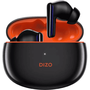 DIZO Buds Z Pro | True Wireless | Active Noise Cancellation | Bluetooth Headset | Orange, Black