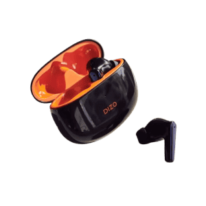 DIZO Buds Z Pro | True Wireless | Active Noise Cancellation | Bluetooth Headset | Orange, Black
