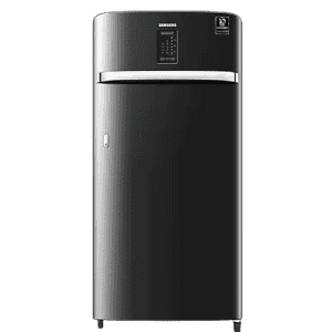 Samsung 3 star 192L Curd Maestro  One Door Refrigerator | RR21A2J2YBX/HL | Luxe Black