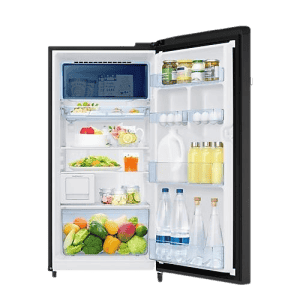 Samsung 3 star 192L Curd Maestro  One Door Refrigerator | RR21A2J2YBX/HL | Luxe Black