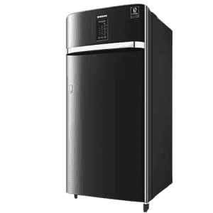 Samsung 3 star 192L Curd Maestro  One Door Refrigerator | RR21A2J2YBX/HL | Luxe Black
