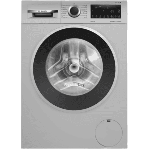 BOSCH Series 6 Fully Automatic Front Load Washer Dryer | 10.5/6 kg | 5 Star | Silver | WNA264U9IN