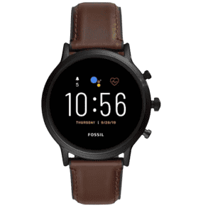 FOSSIL The Carlyle HR Free Size Smartwatch | Strap Brown | FTW4026