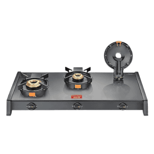 Prestige Svachh Glass Top Gas Stove | 3 Burners | Liftable Burners | GTSB-03