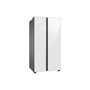 Samsung BESPOKE Convertible 5in1 Side by Side Refrigerator | 653 L | 3 Star |Twin Cooling Plus Technology | Clean White | RS76CB81A312HL
