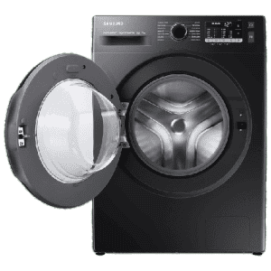Samsung Inverter Fully Automatic Front Load Washing Machine | 9 kg | 5 Sta | Black | WW90TA046AB1TL