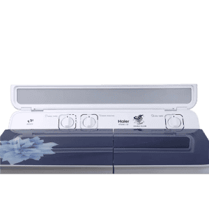 Haier Semi-Automatic Washing Machine | 9 Kg | Toughened Glass | White | HTW90-178