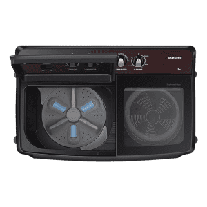 Samsung Semi Automatic Washing Machine | 9 kg | 5 Star | Dark Gray | WT90B3560RBTL