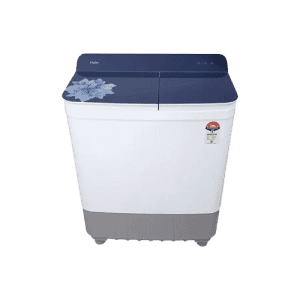 Haier Semi-Automatic Washing Machine | 9 Kg | Toughened Glass | White | HTW90-178