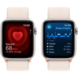 Apple Watch SE Smartwatch | 2nd Gen 44mm | Starlight | MRH23HN/A