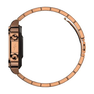 Fire Boltt Retro Smartwatch | 1.54 inch | Bluetooth call | Voice Assistance | Rose Gold  | BSW175
