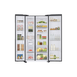 Samsung BESPOKE Convertible 5in1 Side by Side Refrigerator | 653 L | 3 Star |Twin Cooling Plus Technology | Clean White | RS76CB81A312HL