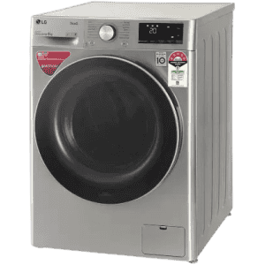 LG 8 kg Fully Automatic Front Load with In-built Heater | FHV1408ZWP | Silver
