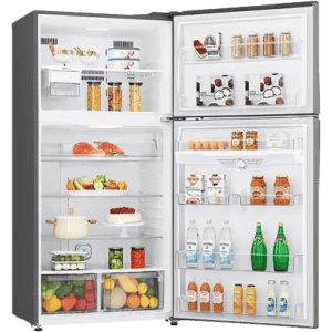 LG 630 L Frost Free Double Door 3 Star Refrigerator | GR-H812HLHQ | Platinum Silver