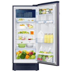 Samsung 225 L 4 Star Inverter Direct cool Single Door Refrigerator | Navy Blue