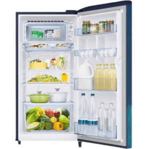 SAMSUNG 198 L Direct Cool Single Door 5 Star Refrigerator | RR21T2G2W9U/HL | Blue