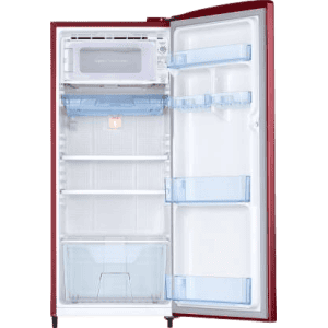 SAMSUNG 192 L Direct Cool Single Door 3 Star Refrigerator | RR20T1Y1YRH/HL | Scarlet Red