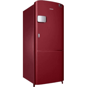 SAMSUNG 192 L Direct Cool Single Door 3 Star Refrigerator | RR20T1Y1YRH/HL | Scarlet Red