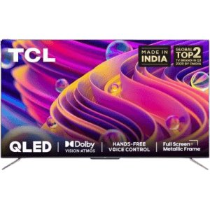 TCL C715 Series 164 cm 65 inch | QLED Ultra HD-4K | Smart Android TV with Handsfree Voice Control | 65C715
